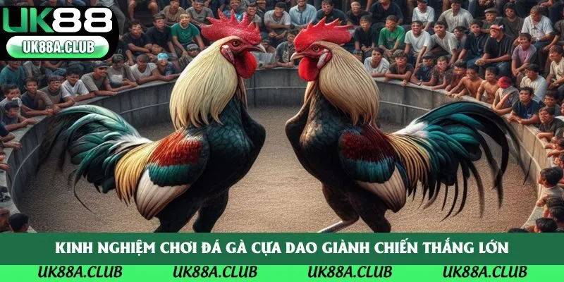 Kinh nghiệm chơi đá gà cựa dao giành chiến thắng lớn